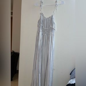 Large Blue and White Jumpsuit